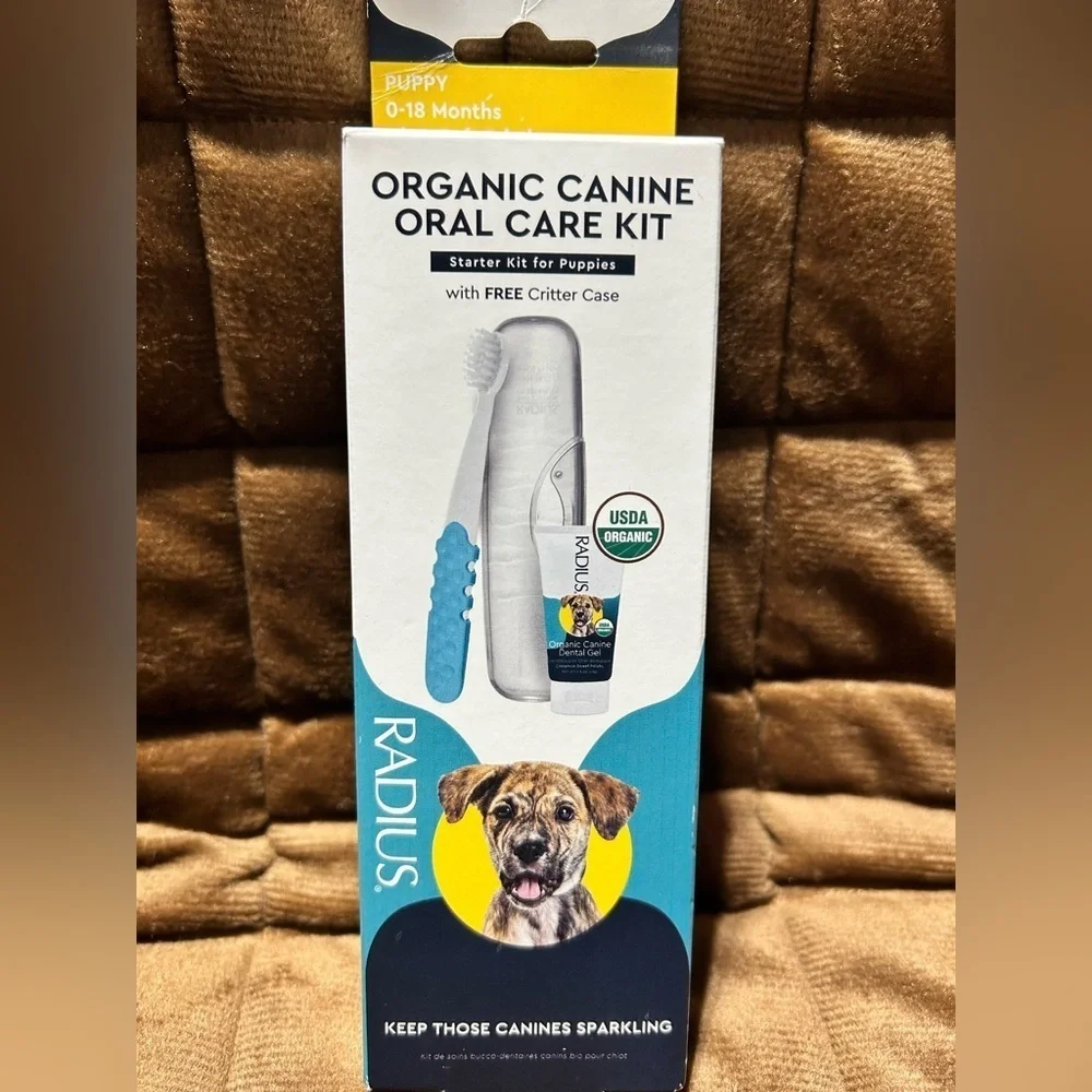 ☀️NWT-Radius Organic Canine Oral Care Kit